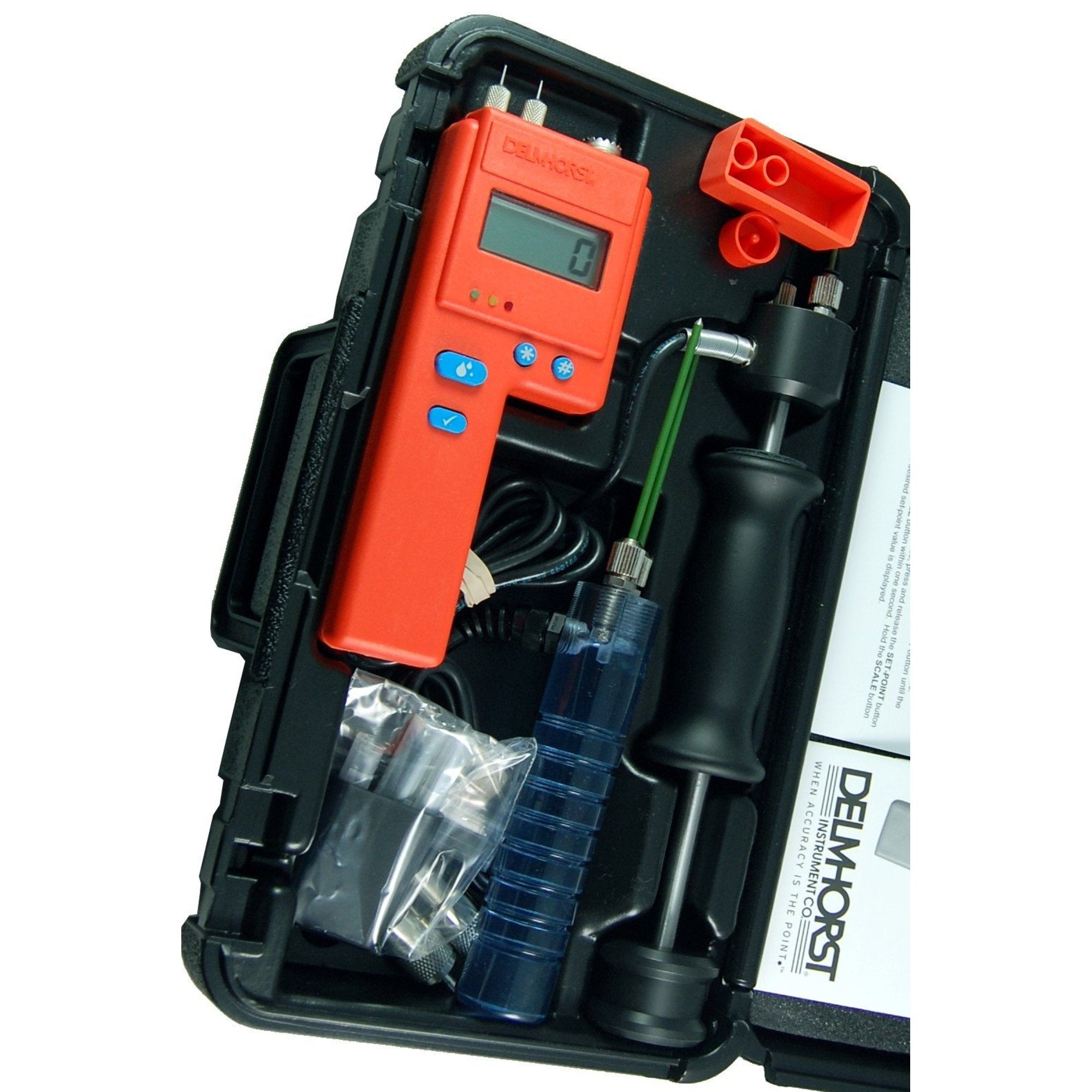 Buy Delmhorst BD-2100/26/21/PKG Digital Moisture Meter Kit with  324CAS-0066, 26-ES, 21-E, (10) 496 Pins at Prime Tools for only 690.00